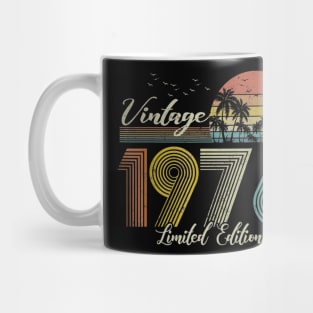 Vintage 1976 Limited Edition Men Women 44 Birthday Mug